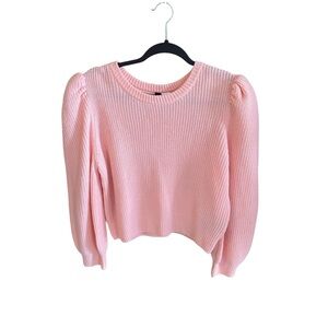 H&M Soft Pink Ribbed Sweater